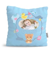 BK Gift Kişiye Özel Çocuklar Mavi Yastık 46840