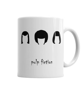 Pulp Fiction Jules Mia Vicent Kupa Bardak Porselen