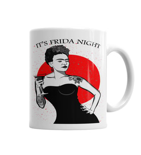 Frida  Kahlo Kupa Bardak Porselen
