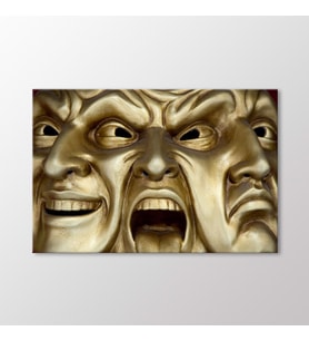 Arty Tablo Maske Tablo (Karışık)