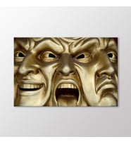 Arty Tablo Maske Tablo (Karışık)
