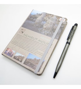 Scrikss Notelook Nemrut Dağı Defter + İsme Özel Kalem  İsme Özel Hediyelik Set