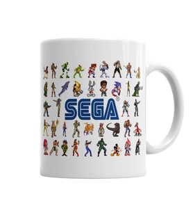 Sega Mega Driver Kupa Bardak Porselen
