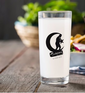 BK Gift Kişiye Özel Atatürk Temalı Rakı Bardağı-32 (Beyaz)