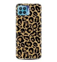 Kılıfland Oppo Reno 4 Lite Kılıf Silikon Resimli Kapak Leopar Patterny Stok 877