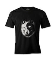 Kurt - Yin Yang Siyah Erkek Tshirt