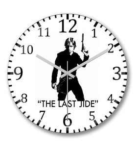 The Last Jide Duvar Saati Bombeli Gercek Cam