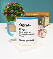 Öğretmen Kupa Bardak Mavi