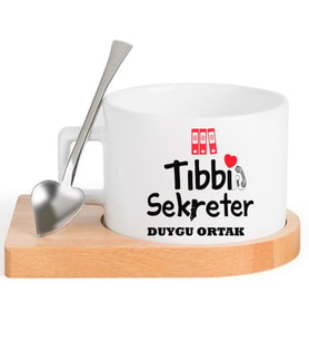 Tıbbı Sekreter  FİNCAN Seti (Beyaz)