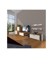 Decoraktiv Eko On Mdf Dvd Tv Ünitesi Tv Sehpası (Beyaz - Kahverengi)