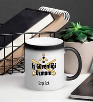 İş Güvenliği Uzmanı Sihirli Kupa Bardak