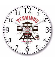 Walking  Dead Terminus  Bbq Grill Duvar Saati Bombeli Gercek Cam