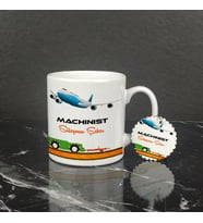Machinist Kupa Bardak ve Anahtarlık Set