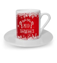 BK Gift Kişiye Özel Mutlu Yıllar Türk Kahvesi Fincanı  4
