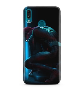 Örümcek Adam Tasarım Süper Şeffaf Silikon Telefon Kılıfı Huawei Y9 (2019)