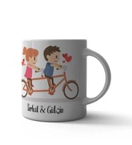 Sevgili Karikatür Kupa Bardak (Çok Renkli)