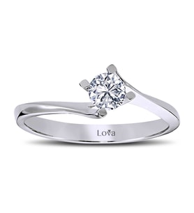 Lova G Renk 0,30 Karat Pırlanta Tektaş Yüzük - 1060052