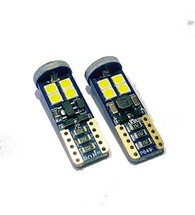 FEMEX T10 3030 Chip 12Ledli 650Lumen Turkuaz Led Ampul Aktif Canbus