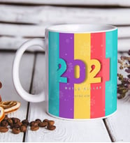 BK Gift Kişiye Özel 2024 Mutlu Yıllar Beyaz Kupa Bardak-8