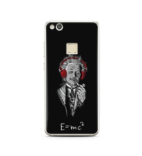 Einstein Tasarım Süper Şeffaf Silikon Telefon Kılıfı Huawei P10 Lite 