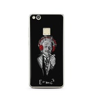 Einstein Tasarım Süper Şeffaf Silikon Telefon Kılıfı Huawei P10 Lite 