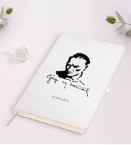 BK Gift Kişiye Özel Atatürk Temalı Beyaz Defter-19