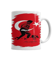 Mustafa Kemal  Atatürk Kupa Bardak Porselen