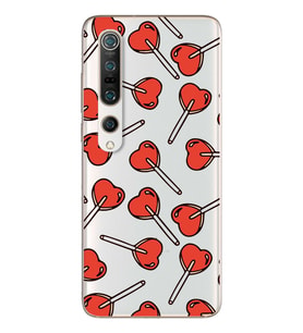 Şeker Tasarımlı Süper Şeffaf Silikon Telefon Kılıfı Xiomai Mi10-pro