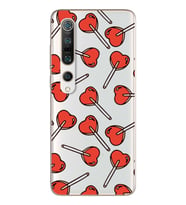 Şeker Tasarımlı Süper Şeffaf Silikon Telefon Kılıfı Xiomai Mi10-pro