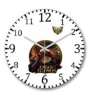 Miss Fortune LoL League Of Legends Duvar Saati Bombeli Gercek Cam