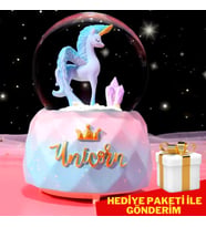 Büyük Boy Unicorn Kar Küresi