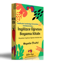 İngilizce Öğreten Boyama Kitabı (Meyveler)