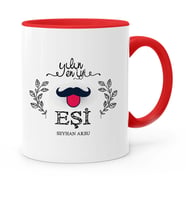 BK Gift Kişiye Özel Yılın En İyi Eşi Kırmızı Kupa Bardak