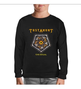Testament - The Ritual Siyah Çocuk Sweatshirt