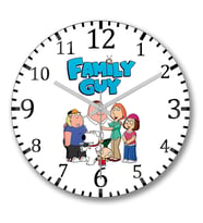 Family Guy Stewie1 Duvar Saati Bombeli Gercek Cam