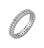 Sirius F Renk 0,80 Karat Çift Sıra Pırlanta Tamtur Yüzük 0704R0272