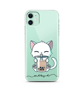 Yavru Kedi Tasarımlı Kişiye Özel Telefon kılıfı (tüm modeller mevcuttur)