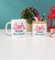 Canım Öğretmenim Kupa Bardak ve Kalemlik Seti