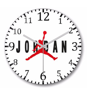 Jordan Duvar Saati Bombeli Gercek Cam