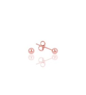 Söğütlü Silver Gümüş  4 mm rose top küpe