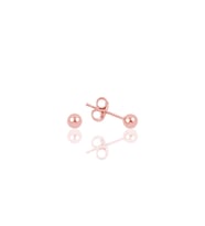 Söğütlü Silver Gümüş  4 mm rose top küpe