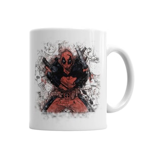 Deadpool Marvel Franciss Kupa Bardak Porselen
