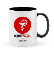 BK Gift Kişiye Özel Mesleki Eczane Siyah Kupa Bardak  4