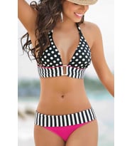 Angelsin Özel Tasarım Bikini Alt (Çok Renkli)