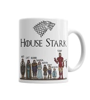 Game Of Thrones House Stark And Tony Stark Kupa Bardak
