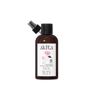 Akita %100 Doğal Yağı Alınmamış Mini Gül Suyu Cam Şişe 50mL