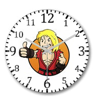 Ken Vault Boy Duvar Saati Bombeli Gercek Cam