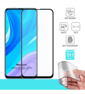 Microsonic Huawei P Smart Pro Seramik Matte Flexible Ekran Koruyucu Siyah