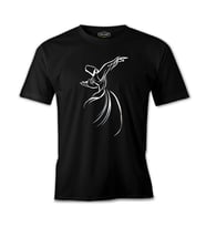 Mevlana Siyah Erkek Tshirt