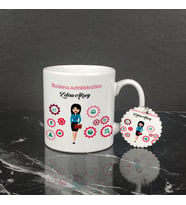 Business Administration Kupa Bardak ve Anahtarlık Set